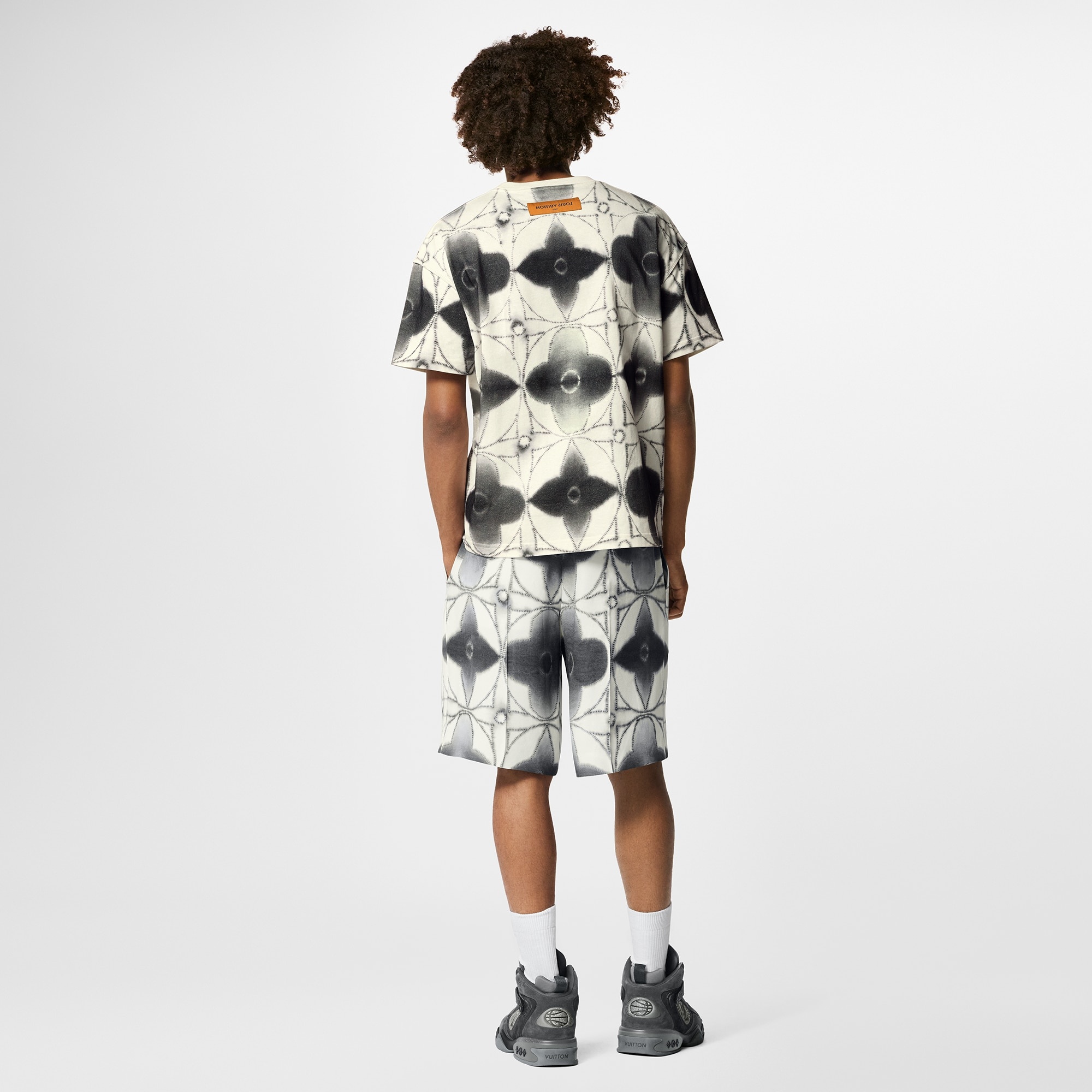 Printed Shibori Tie-Dye T-Shirt - 3
