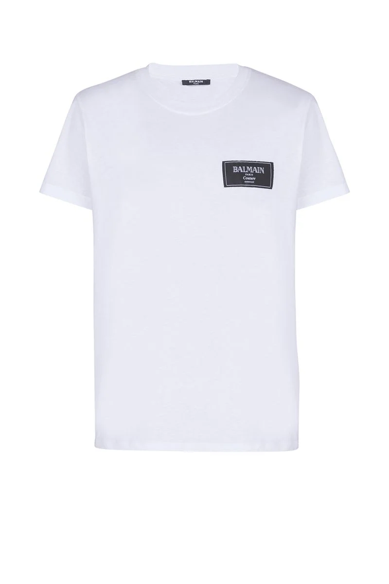 Balmain T-Shirt With Logo - 1