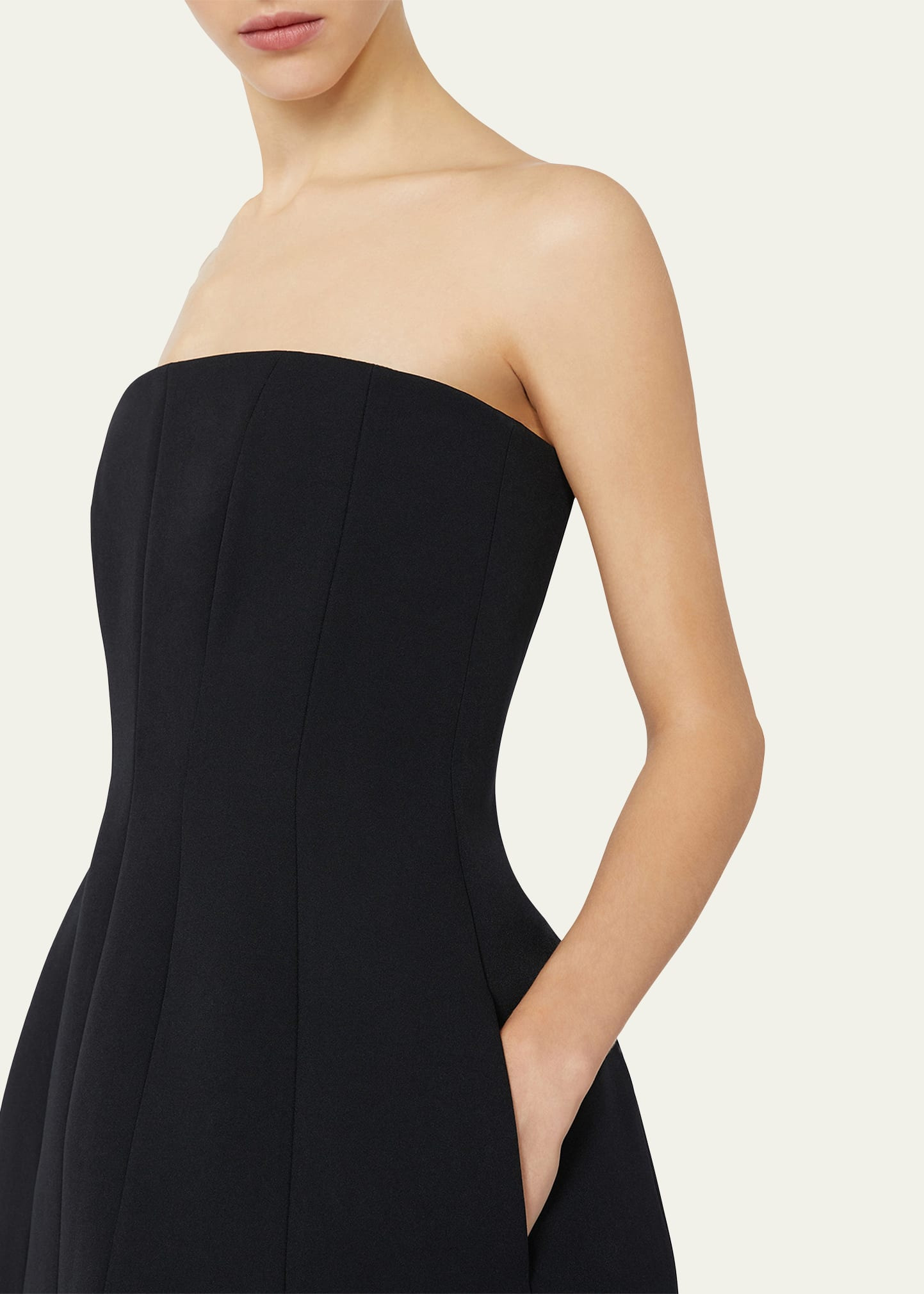 Betel Strapless Paneled Mini Dress - 5