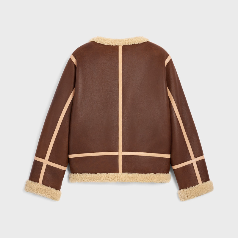 CELINE jacket IN lamb shearling outlook