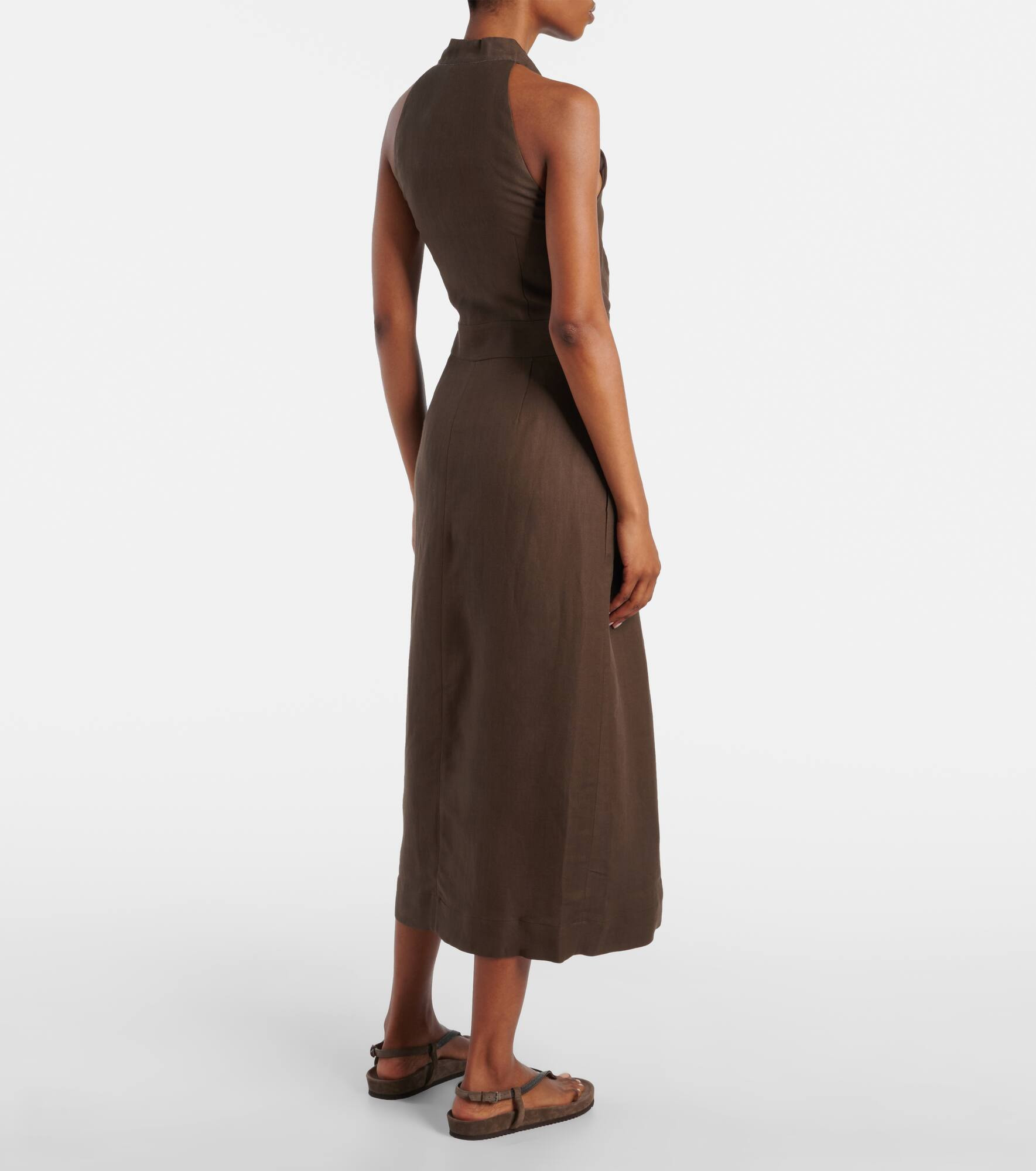 Twill wrap dress - 3