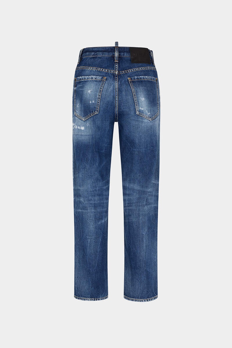 DARK RIPPED WASH BOSTON JEANS - 2
