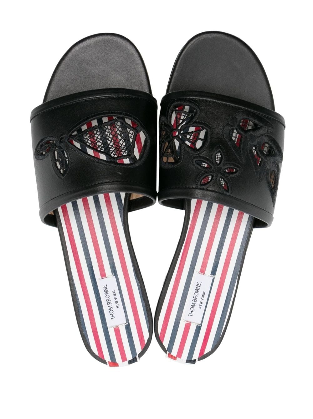 Icon Claquette leather slides - 4