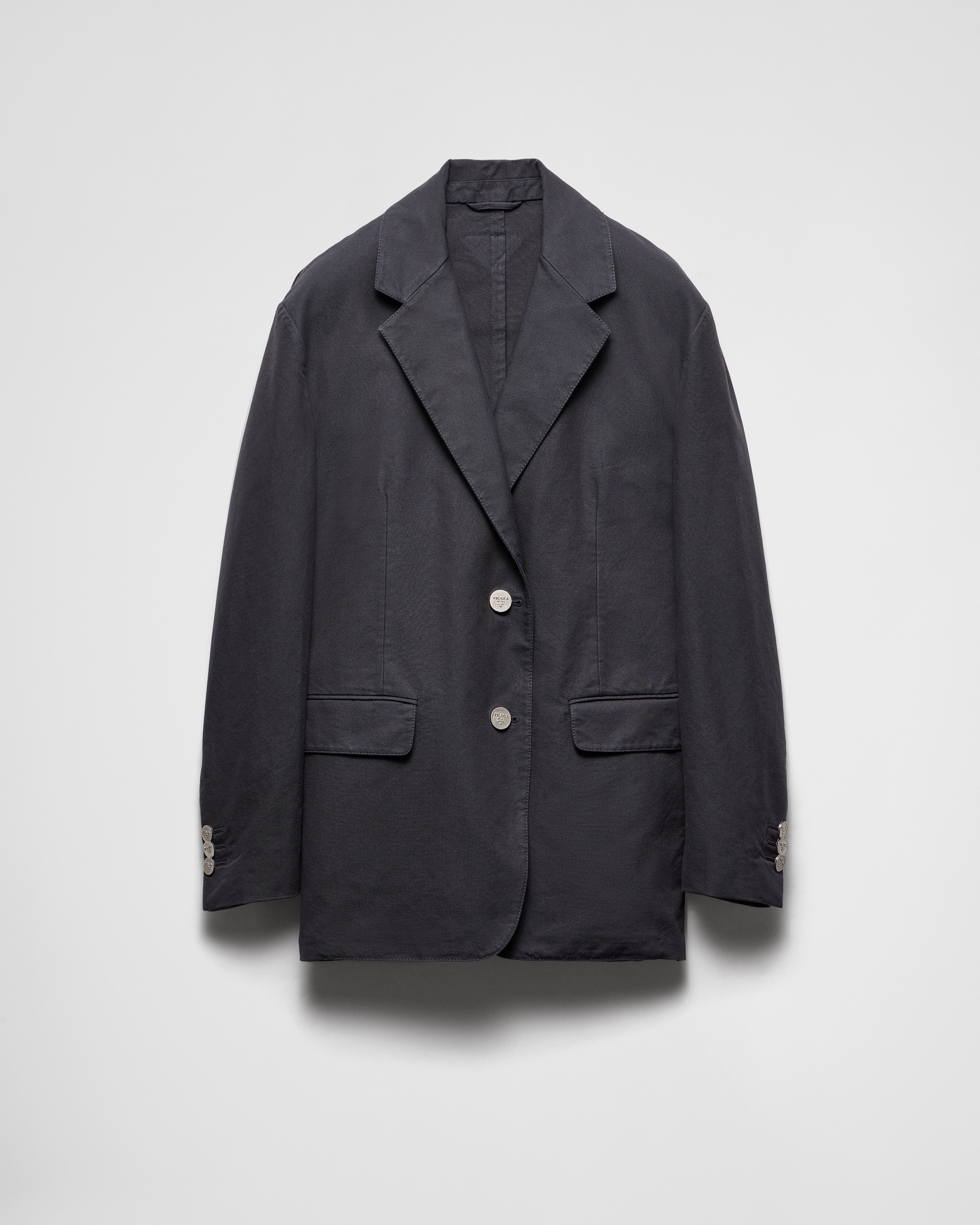 【プラダ・PRADA】Single-breasted old canvas jacket Prada Single Breasted Old Canvas Jacket | Saks Fifth Avenue