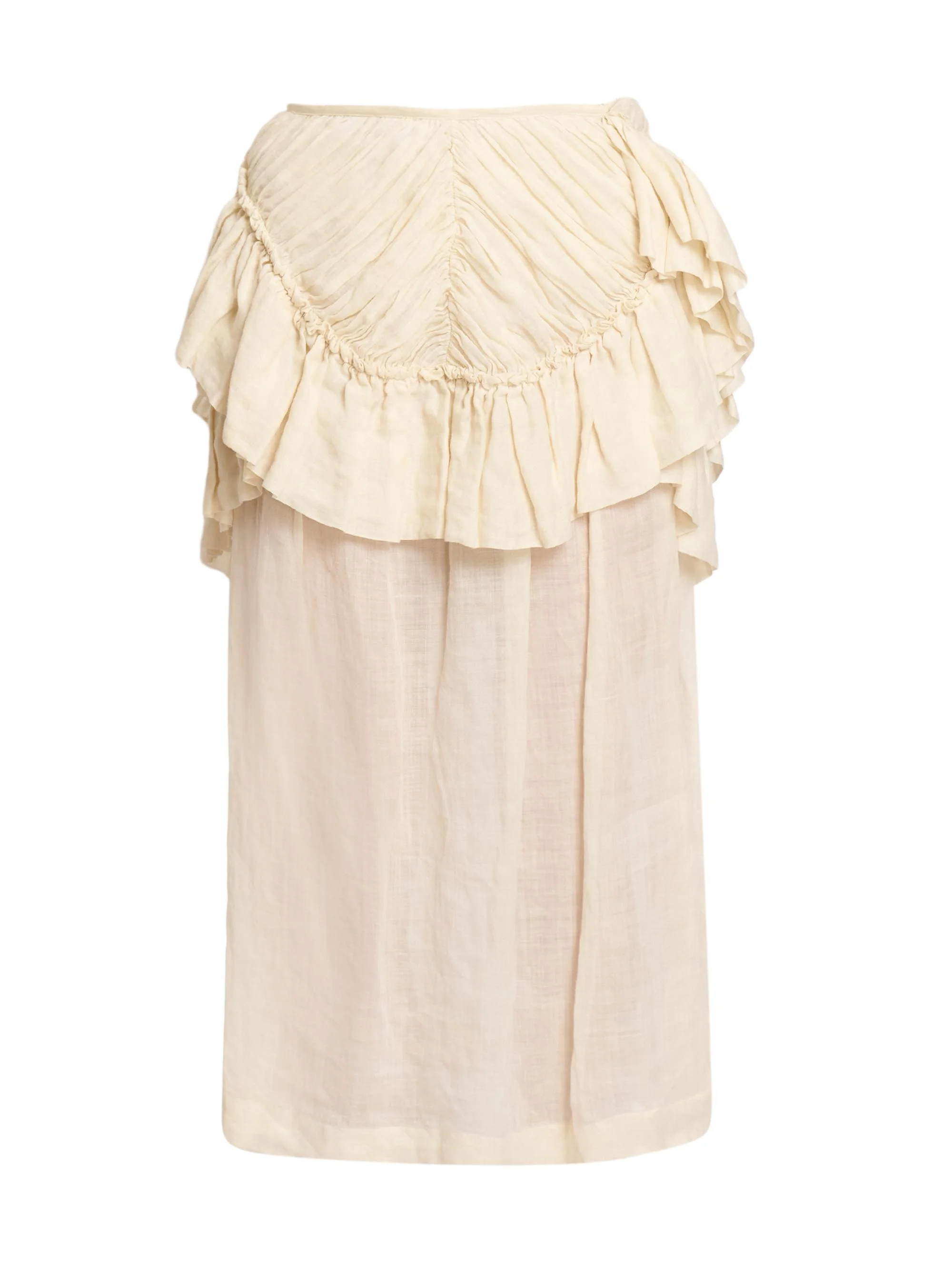 Women's Shelby Ruffled Layered Skirt - Ivory - 1