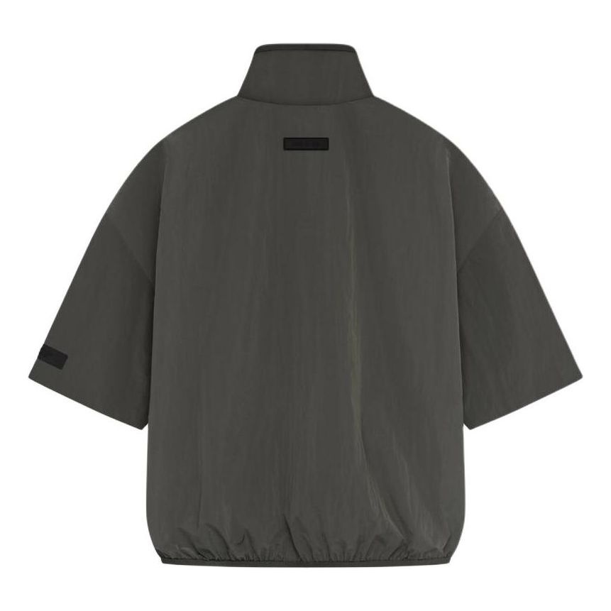Fear of God Essentials SS24 Halfzip Mockneck Shirt 'Ink' 186SP244050F - 2