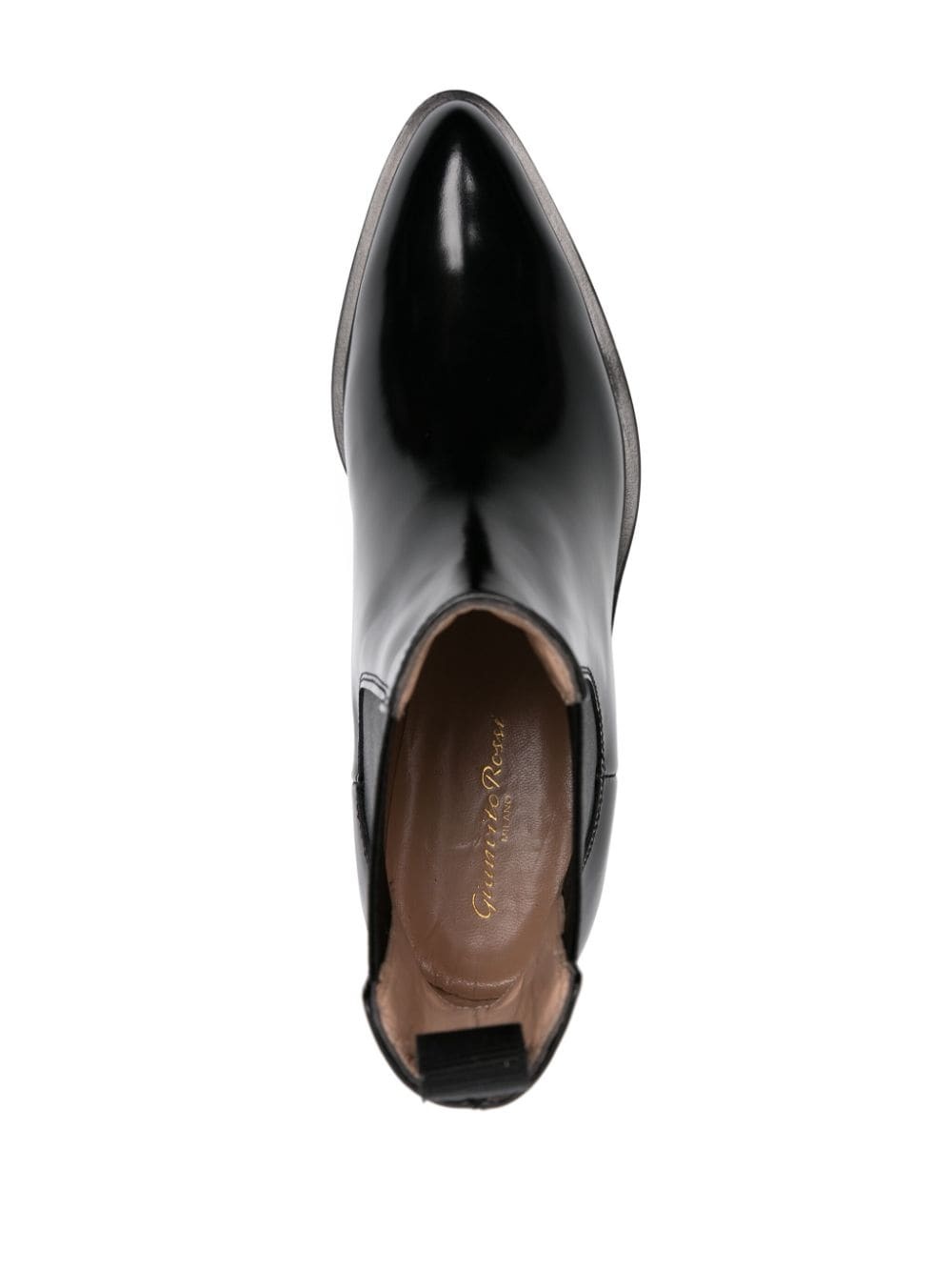 25mm leather ankle boots - 4
