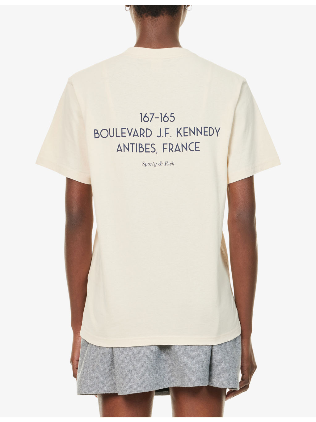 Eden Kennedy Crest Logo-Print Cotton T-Shirt - 4