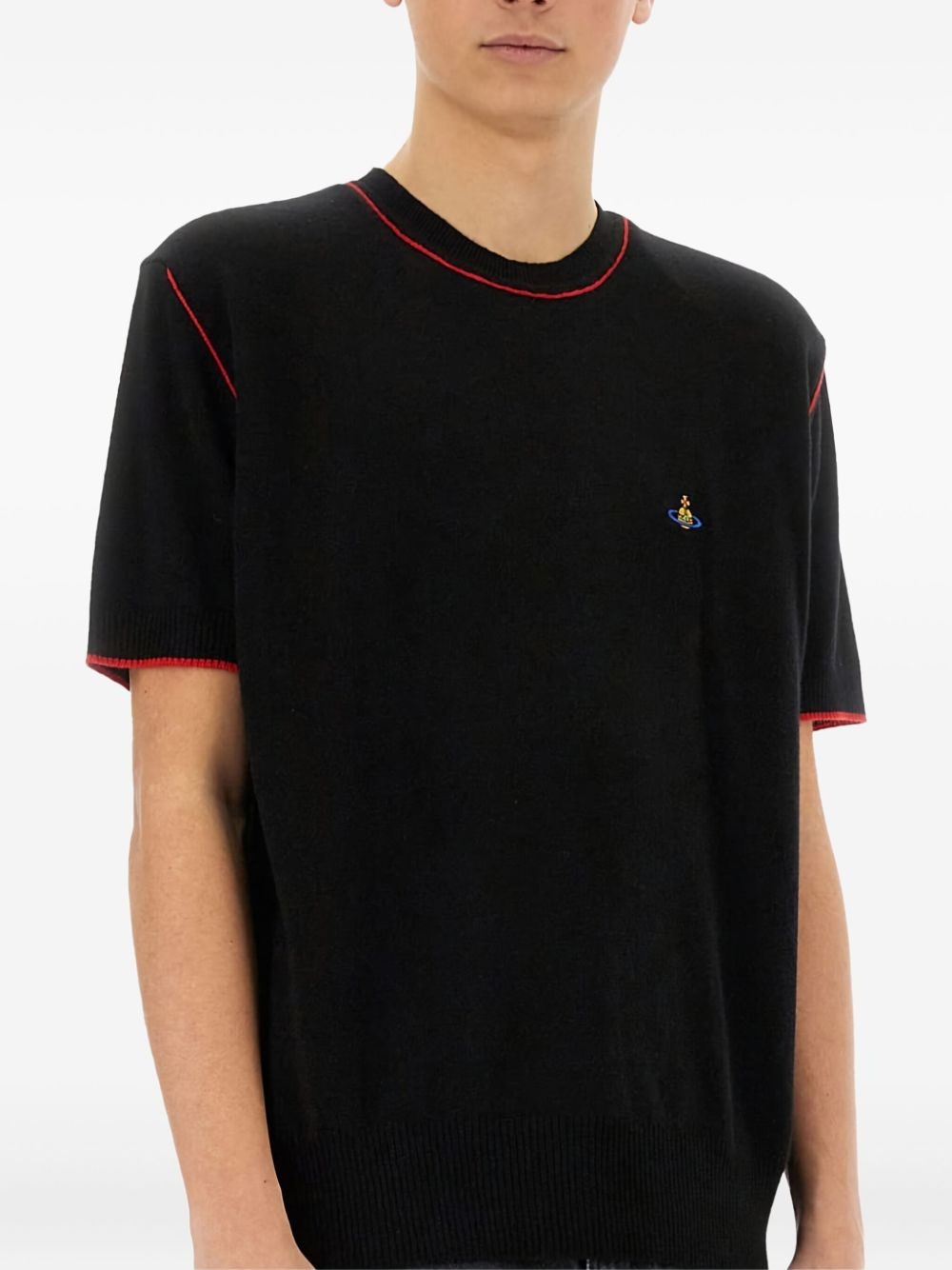 Alex contrast-stitched short-sleeves T-shirt - 3