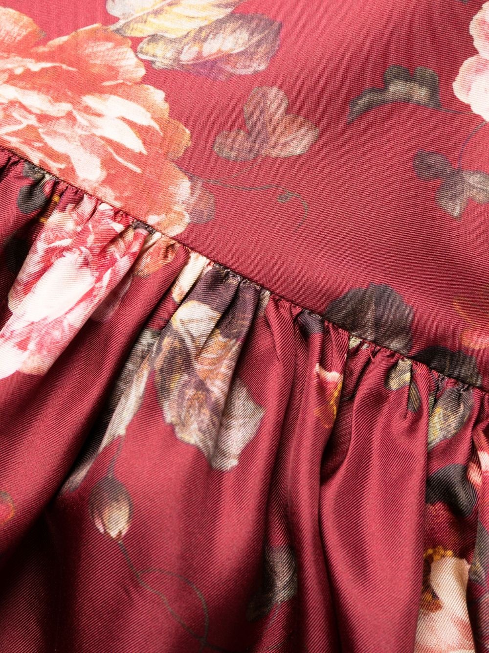 Luminosity floral-print silk dress - 5