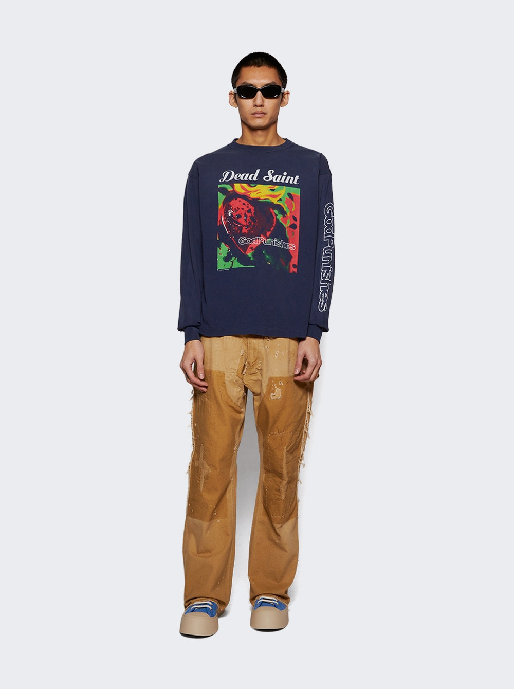 Dead Saint Tee Navy - 2