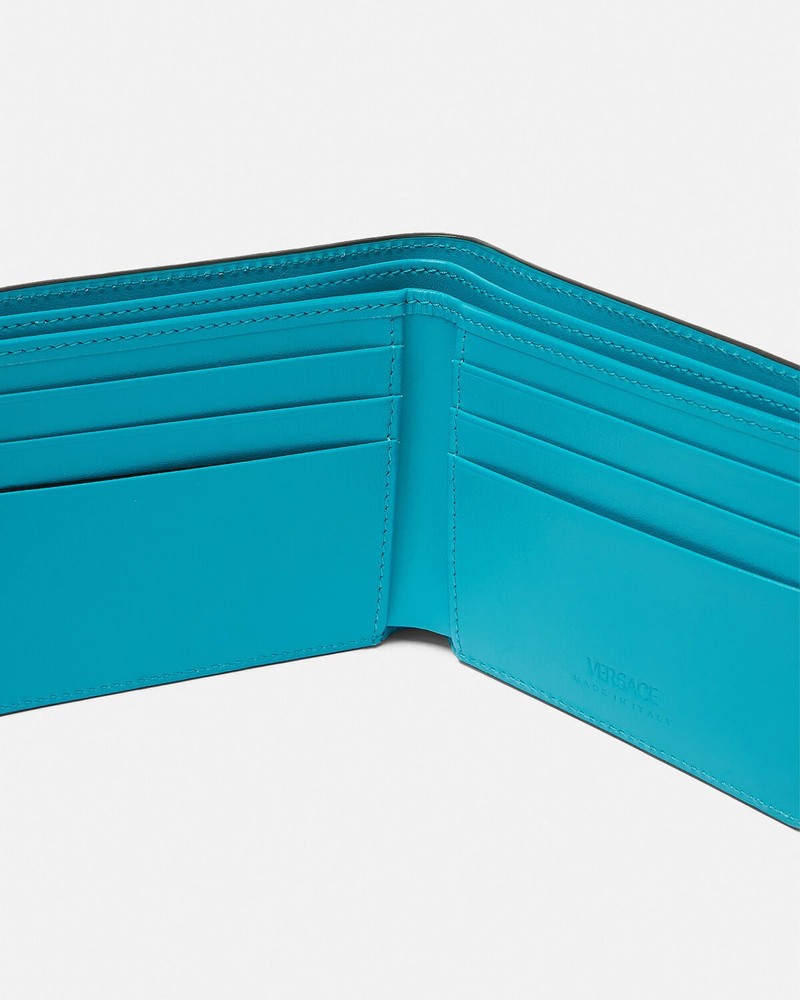 VERSACE Croc-Effect Medusa Biggie Wallet outlook