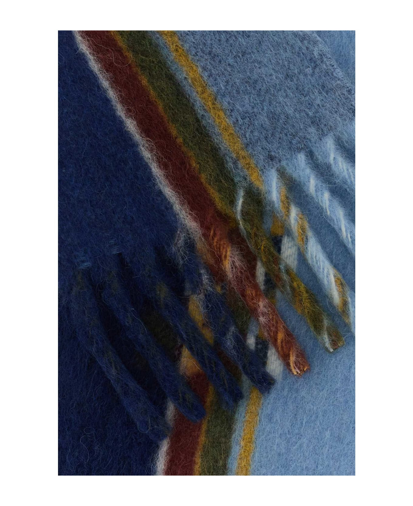 Multicolor Mohair Blend Scarf - 2
