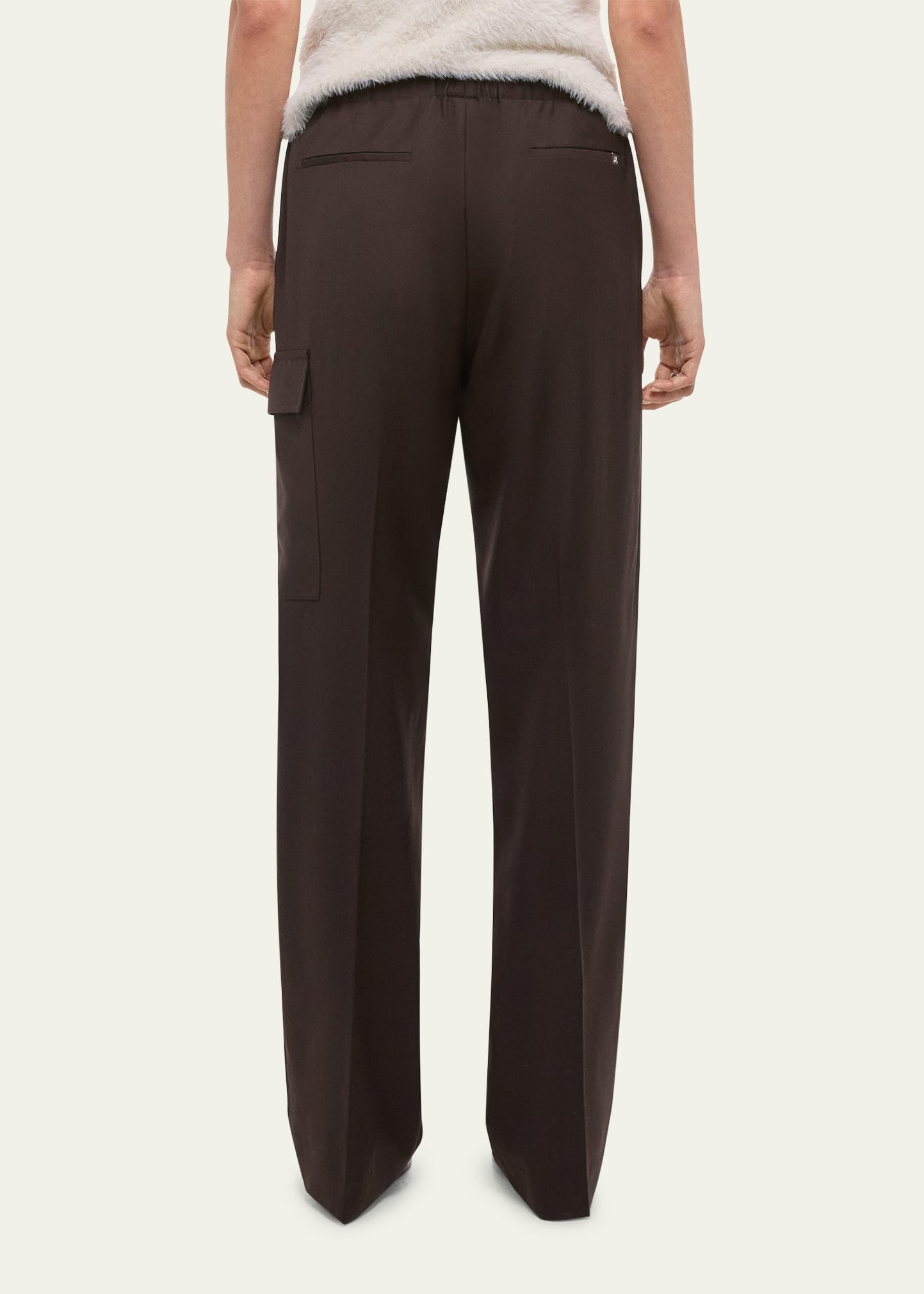 Relaxed Pull-On Cargo Trousers - 3