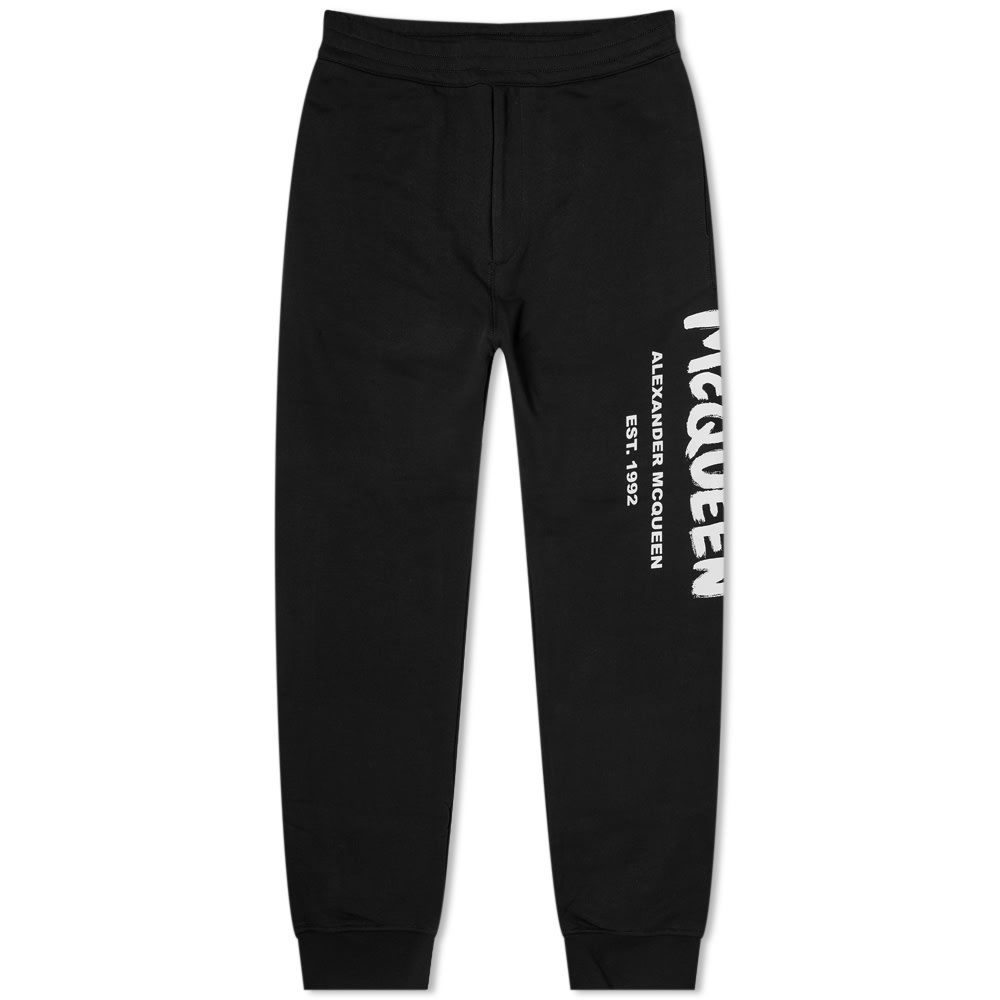 Alexander McQueen Graffiti Logo Sweat Pant - 1