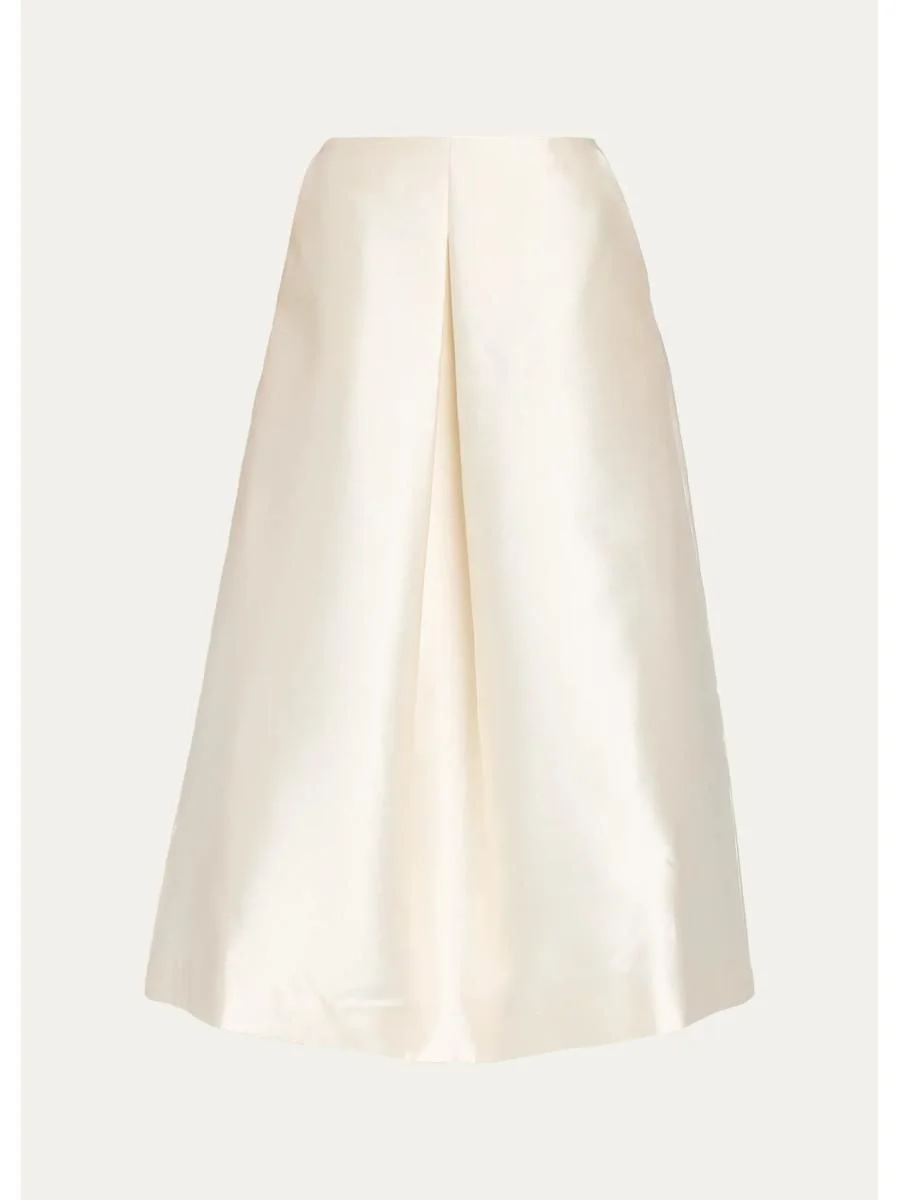 Vexa Satin Midi Skirt - 1