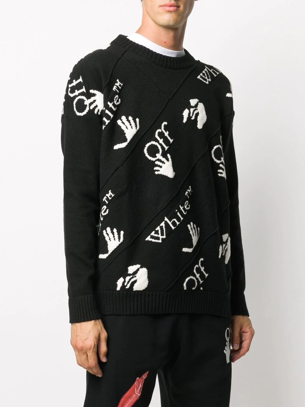 Drowning crewneck jumper - 3