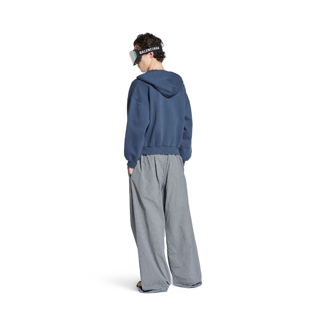 Men's Tracksuit Pants in Blue/beige - 4