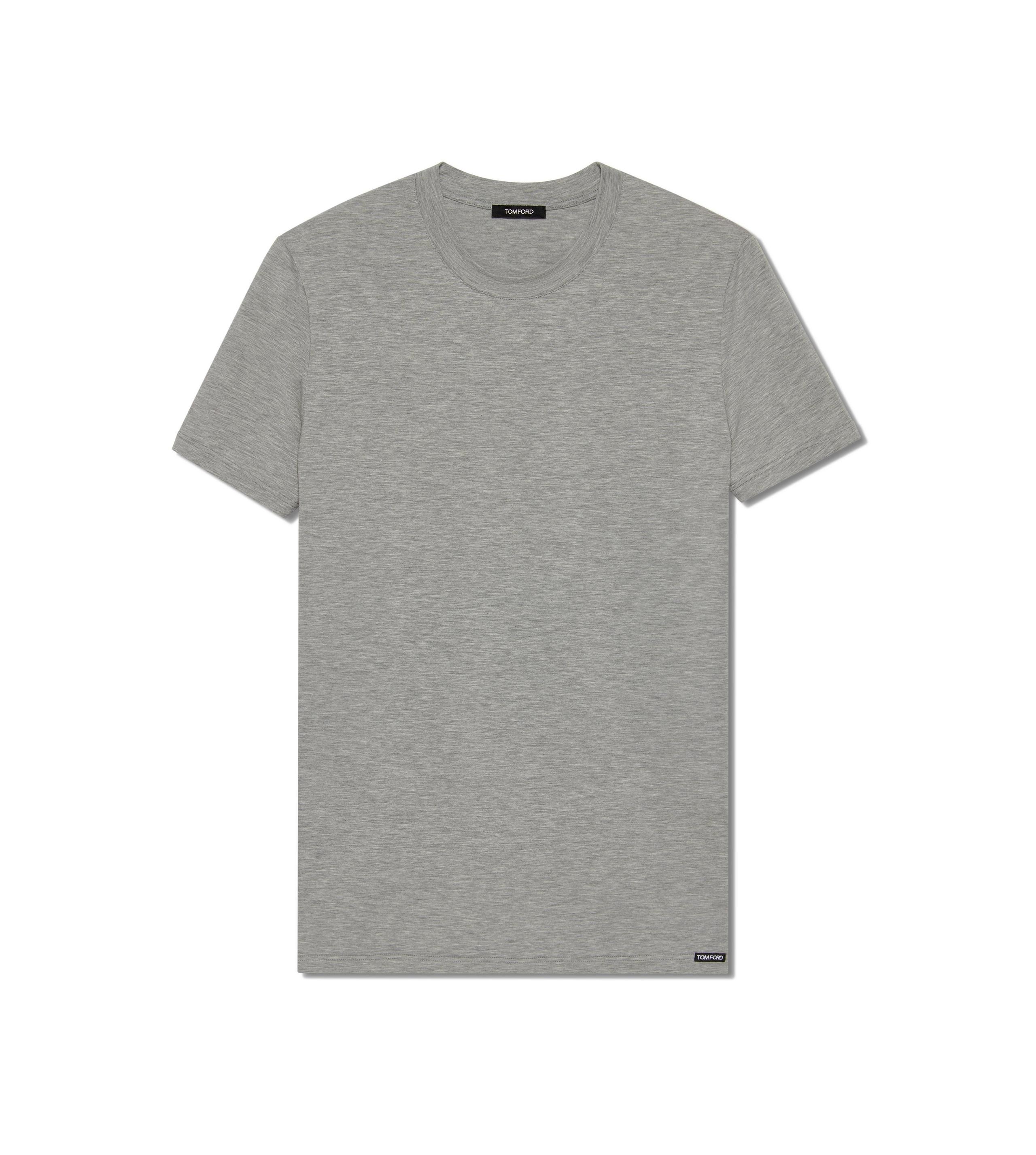 COTTON MODAL CREWNECK T-SHIRT - 1