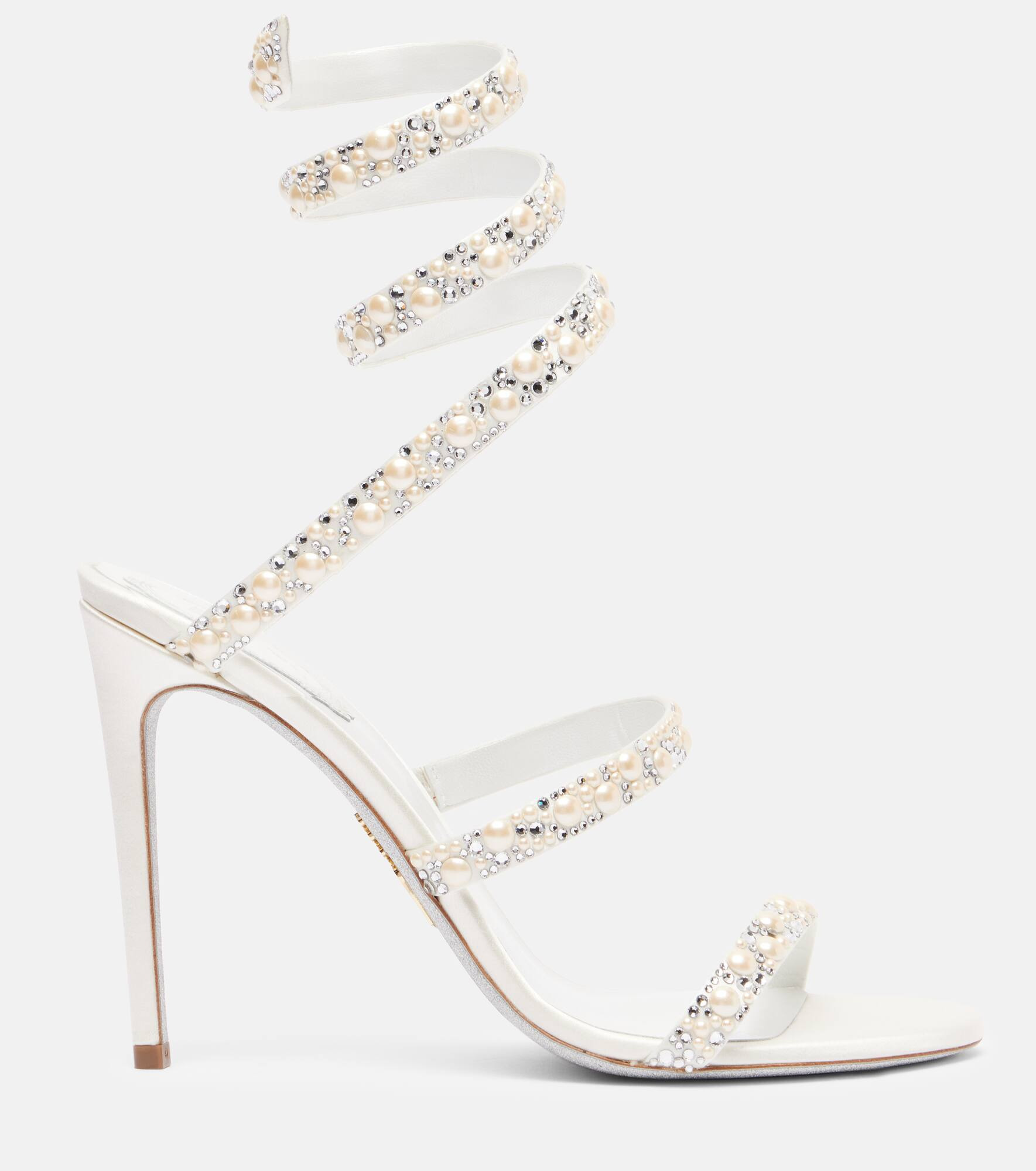 Cleo 105 embellished satin sandals - 4