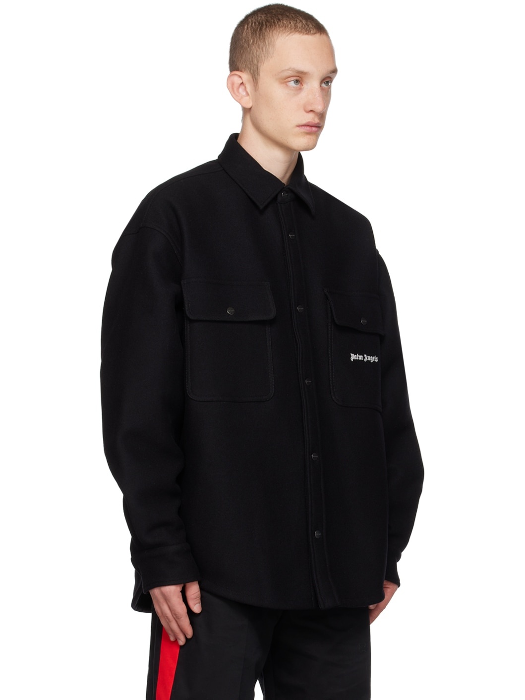 Black Embroidered Jacket - 2