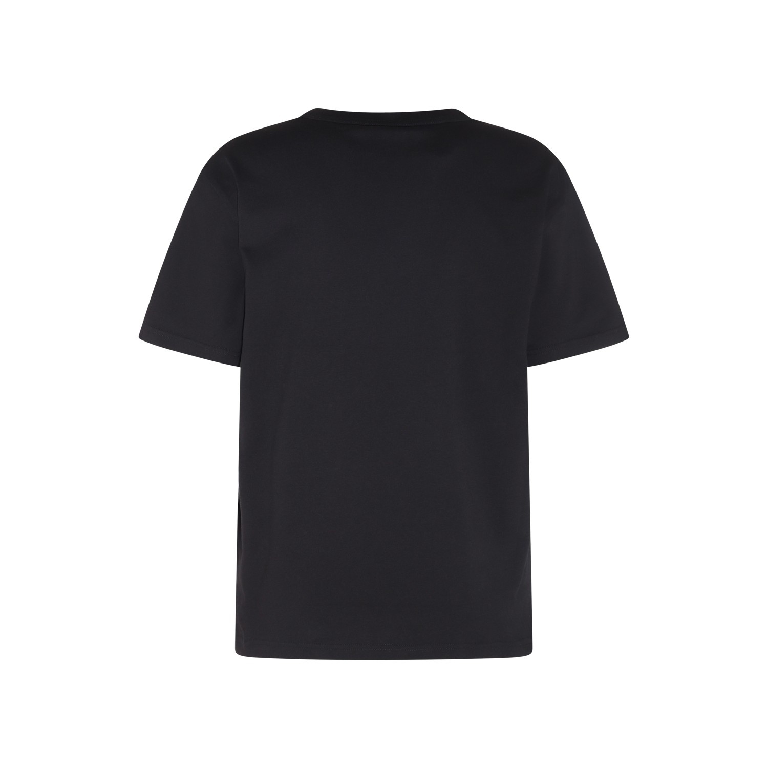 BLACK COTTON T-SHIRT - 2