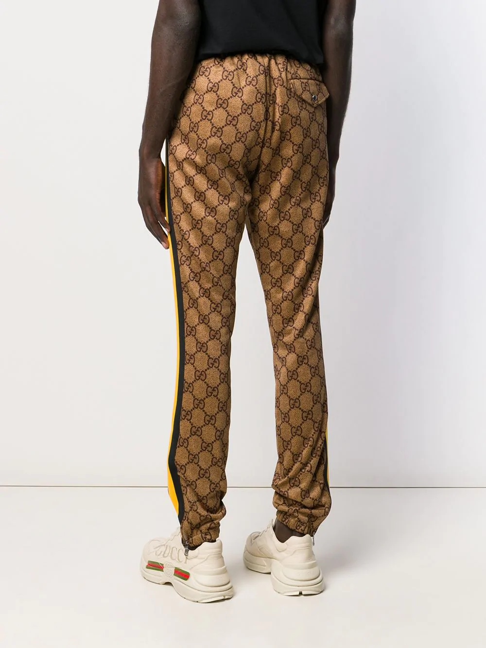 GG pattern track trousers - 4