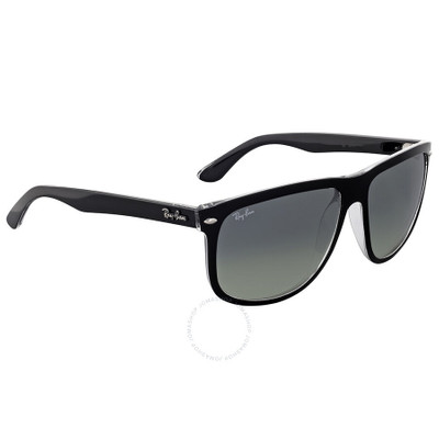 Ray-Ban Ray Ban Boyfriend Grey Gradient Square Men's Sunglasses RB4147 603971 60 outlook