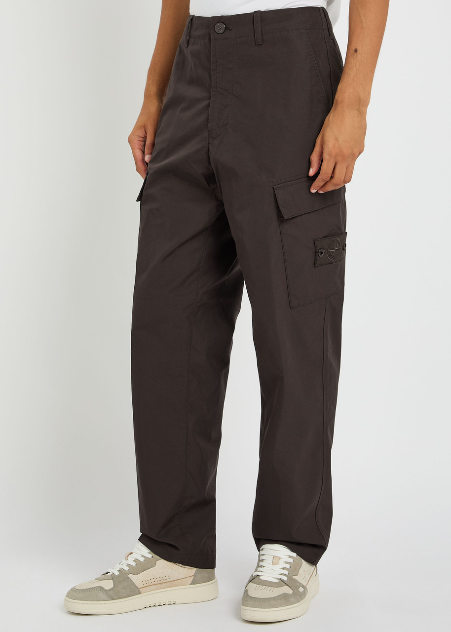 Stone Island Ghost Cotton-poplin Cargo Trousers - 2