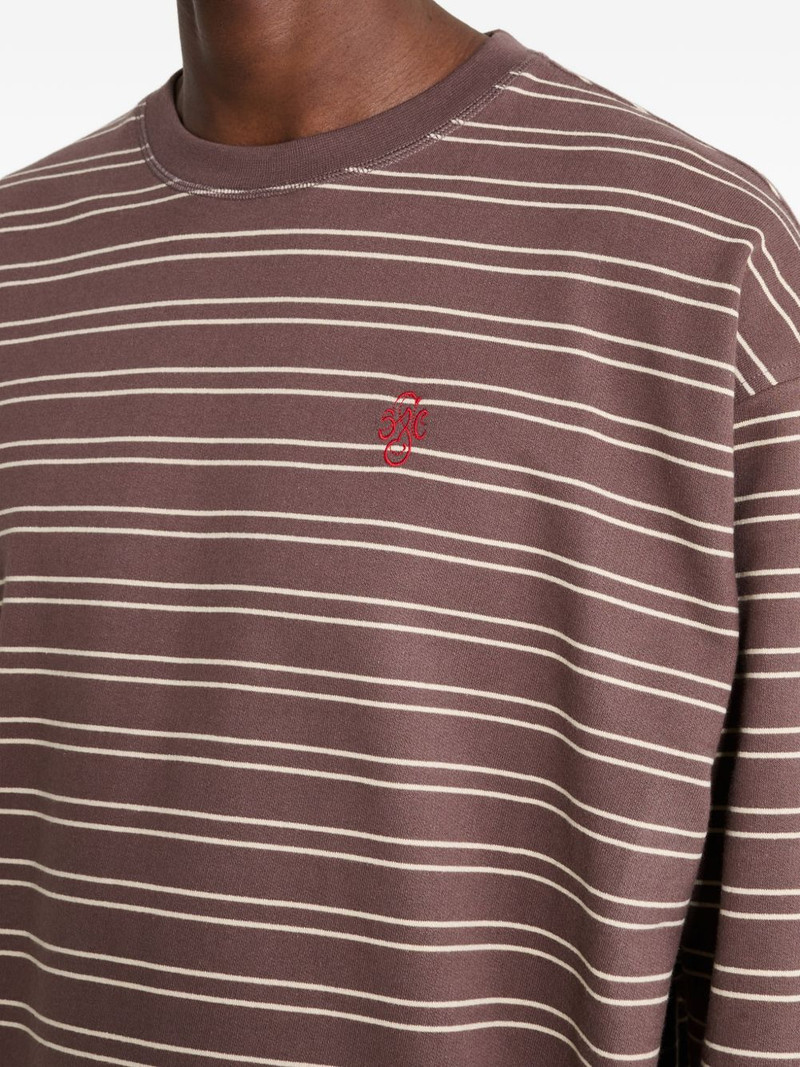 striped cotton sweatshirt 6