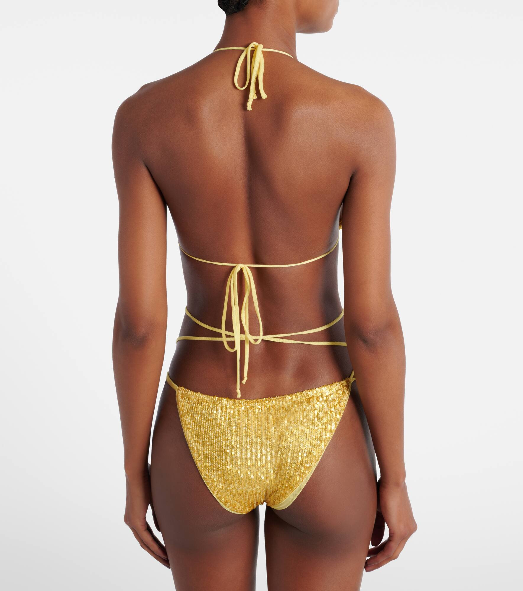 Criss Cross sequined bikini - 3