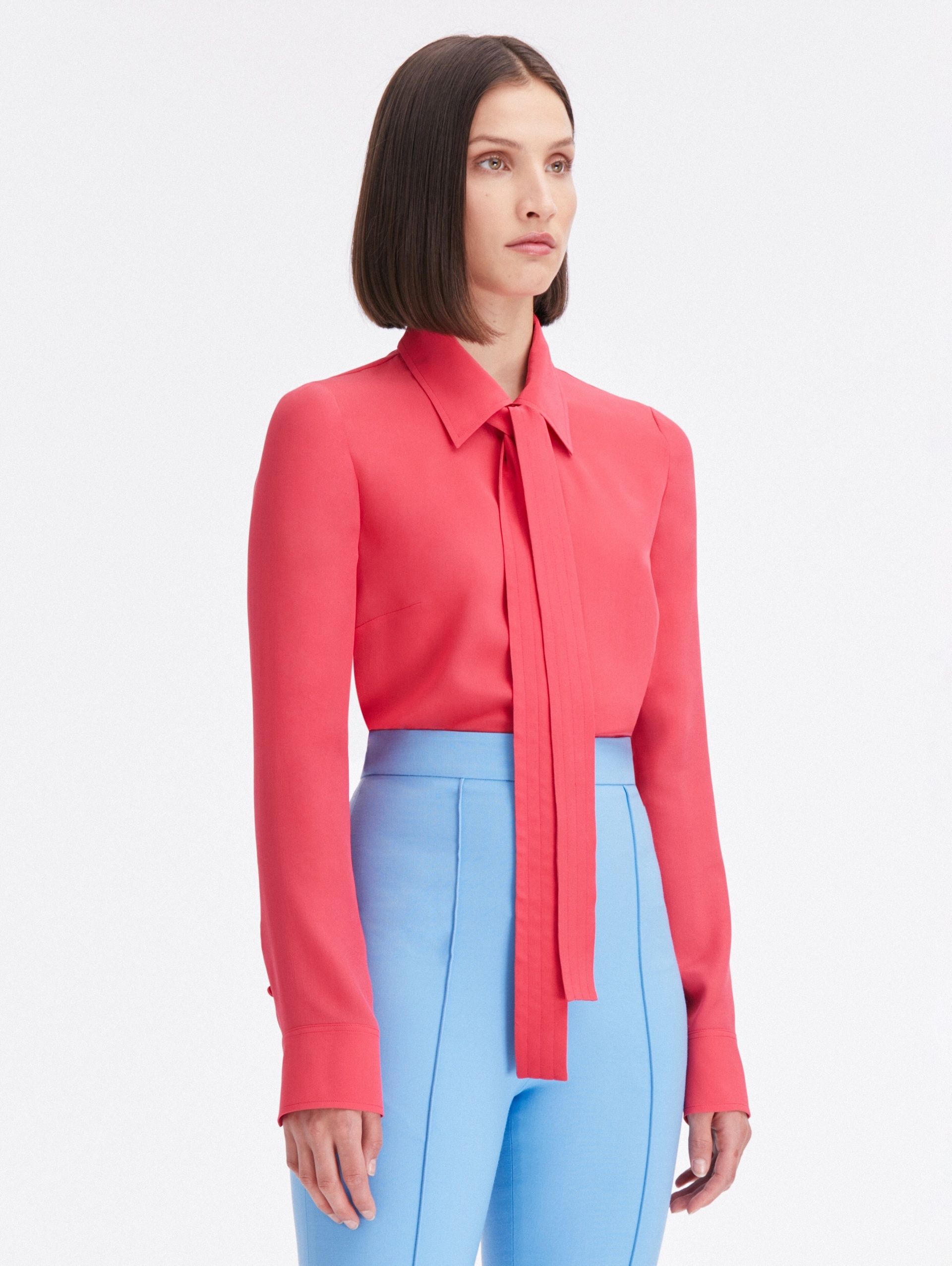 CREPE DE CHINE BLOUSE - 5