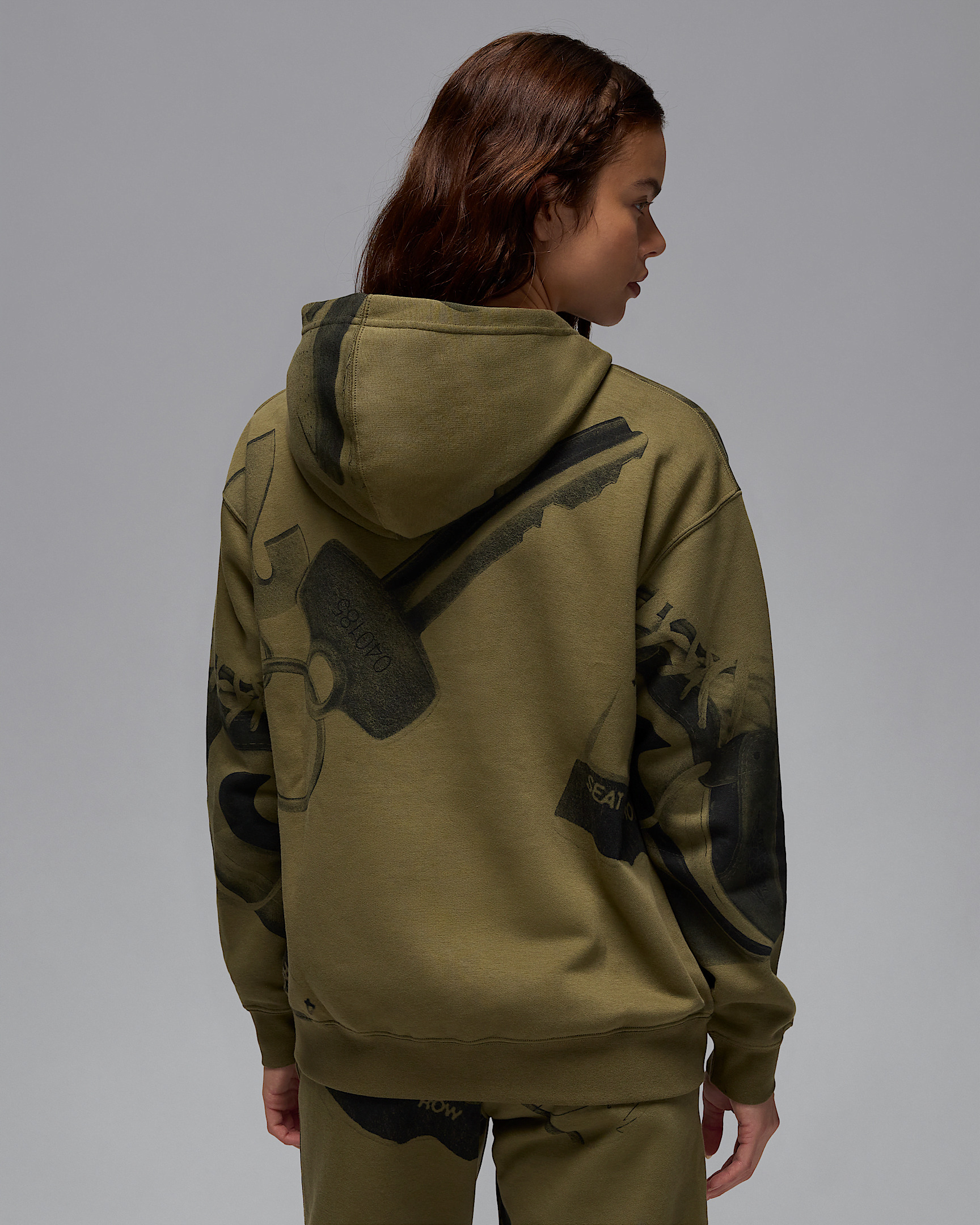 Jordan Brooklyn Fleece Women's Printed Pullover Hoodie - 2