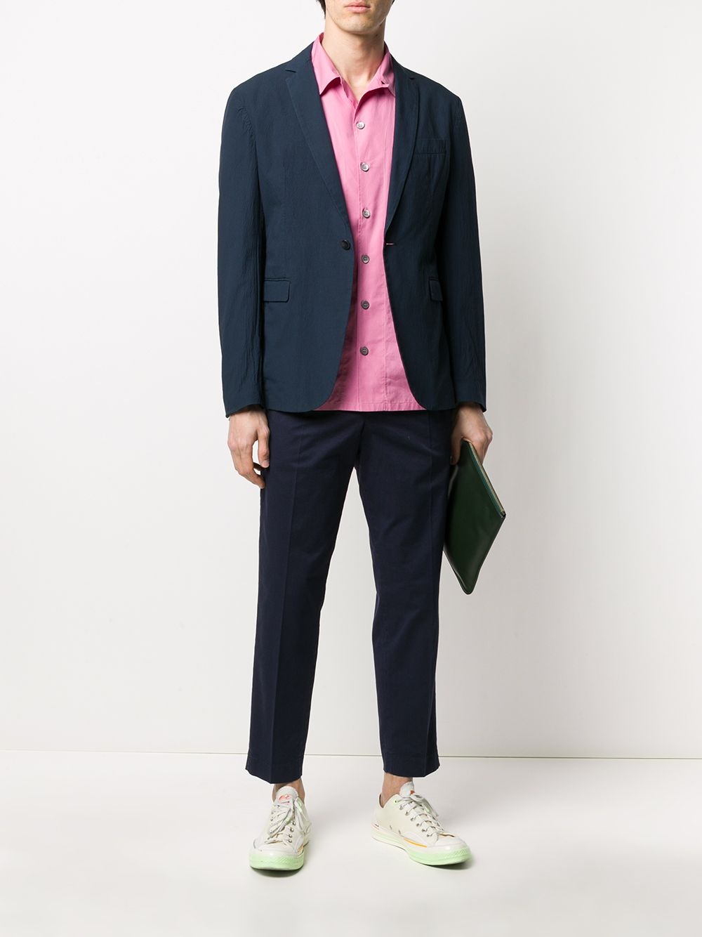 tapered straight leg trousers - 2
