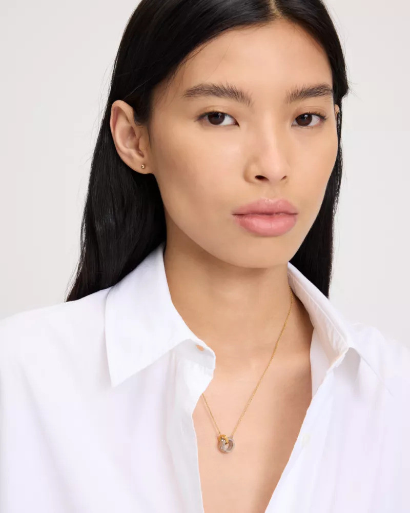 kate spade Set In Stone Interlink Pendant outlook