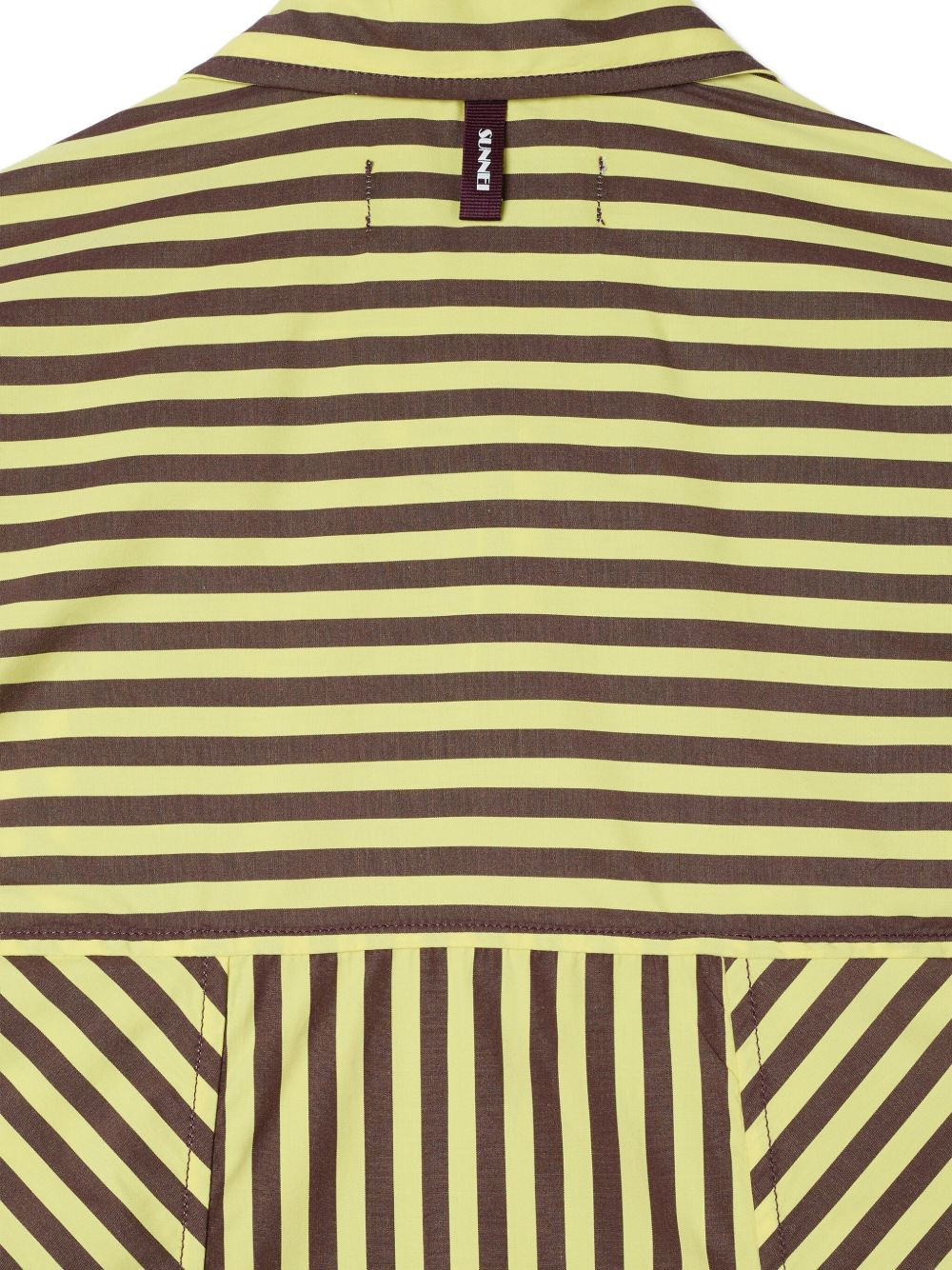 striped shirt maxi dress - 3