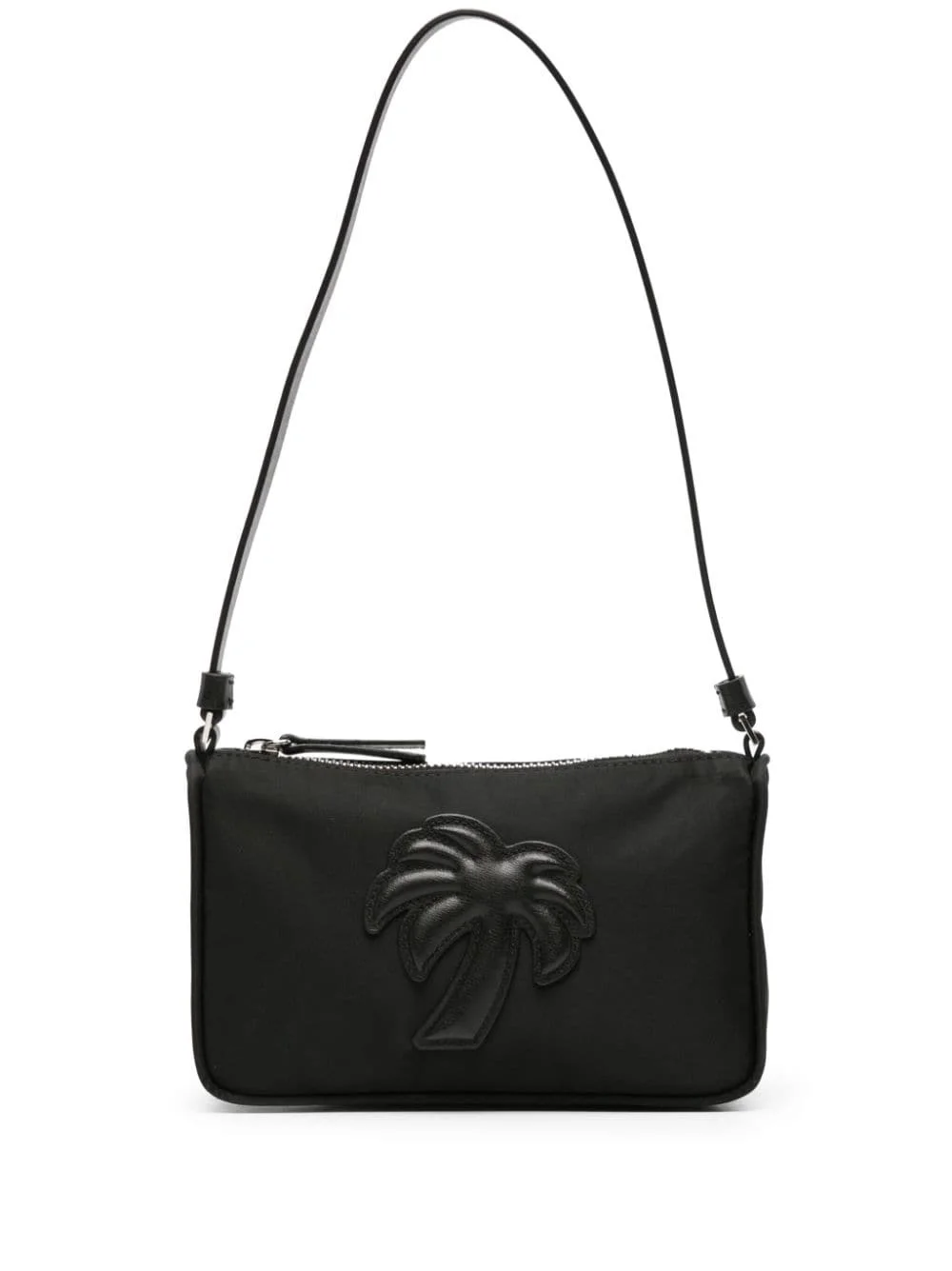 Palm-appliqué shoulder bag - 1