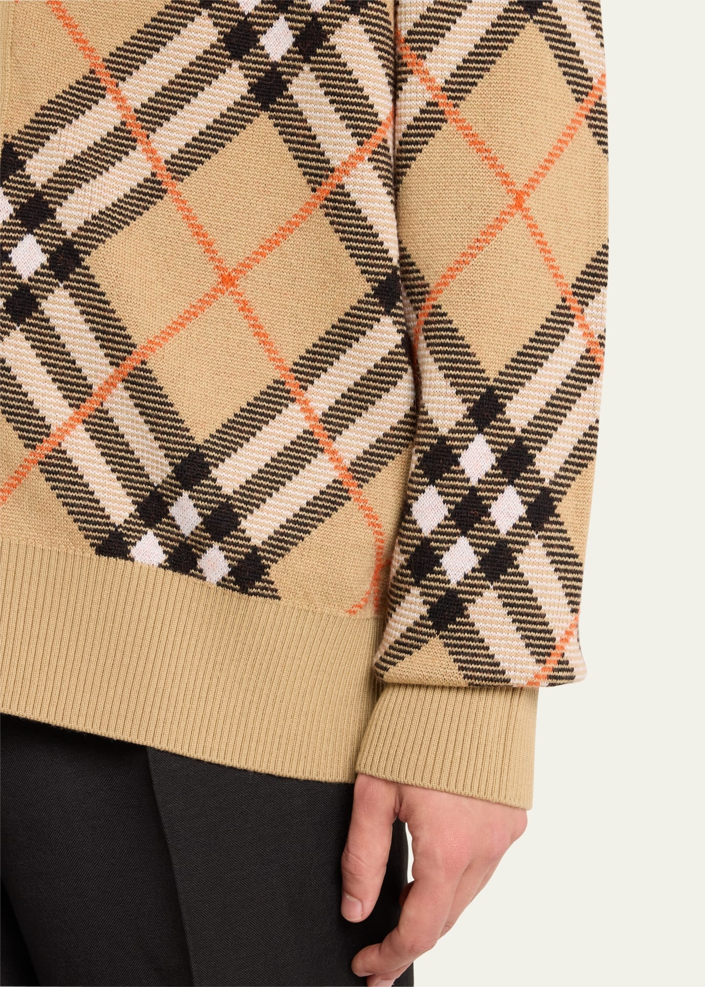 Men's Vintage Check Cardigan - 5