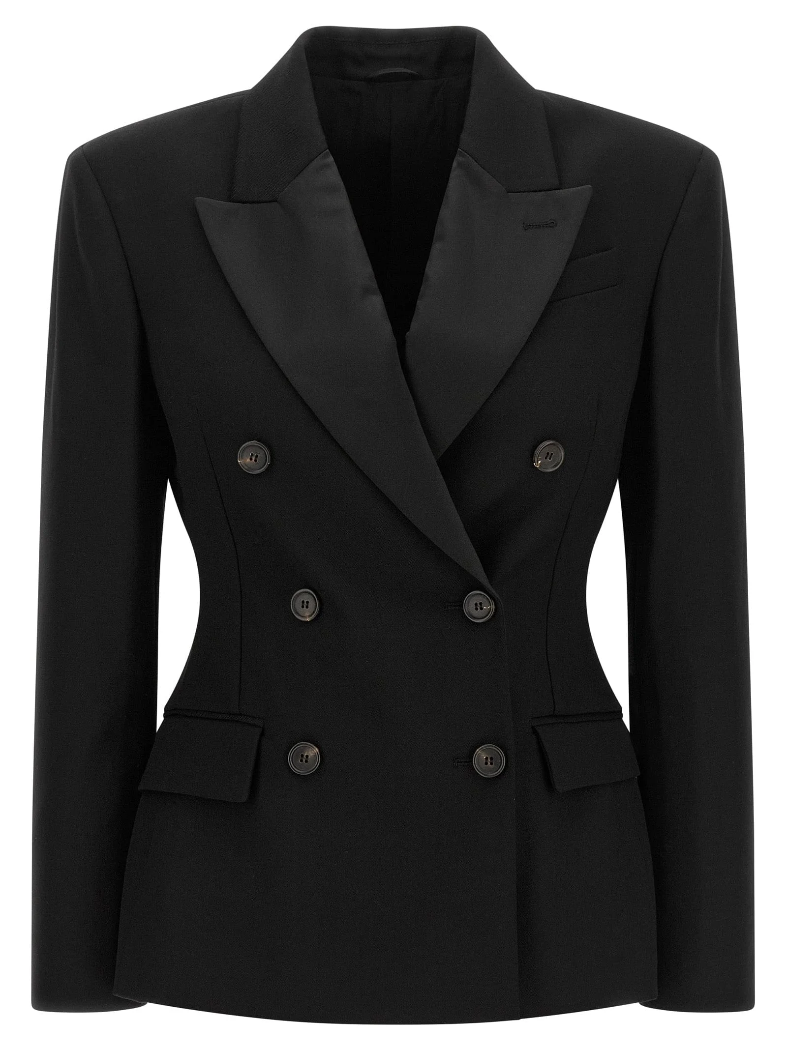 Brunello Cucinelli Women Double-Breasted Blazer - 1