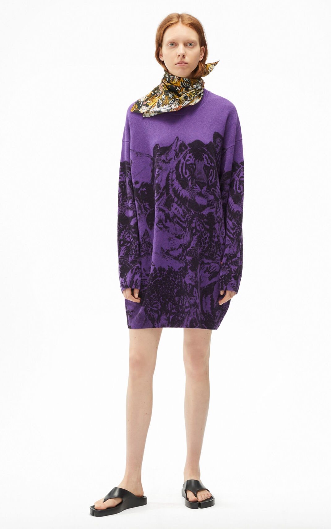 'Wildtigers' wool jumper dress - 3
