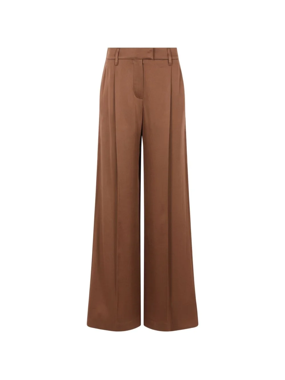pleated wide-leg trousers - 1
