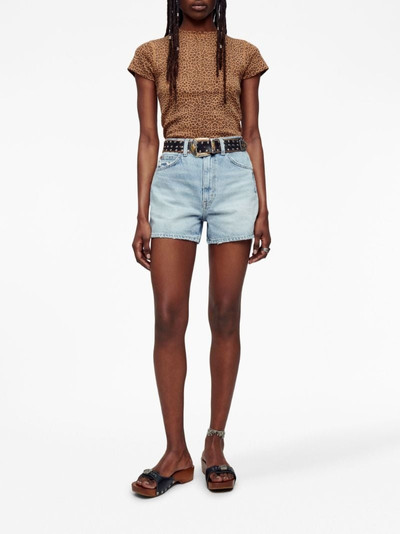 RE/DONE mid-rise denim shorts outlook