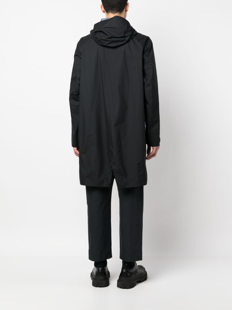 zip-up hooded coat - 4