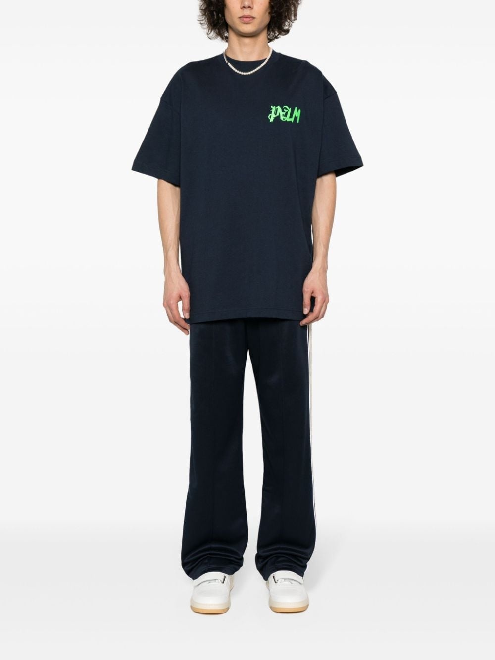 logo-print cotton T-shirt - 2