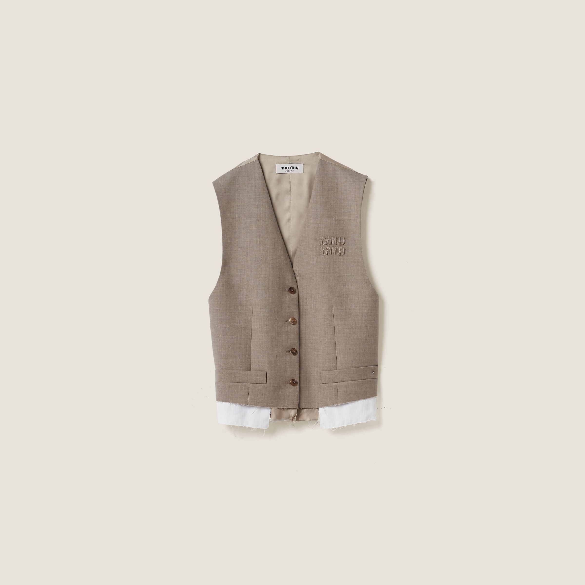 Miu miu vest on sale