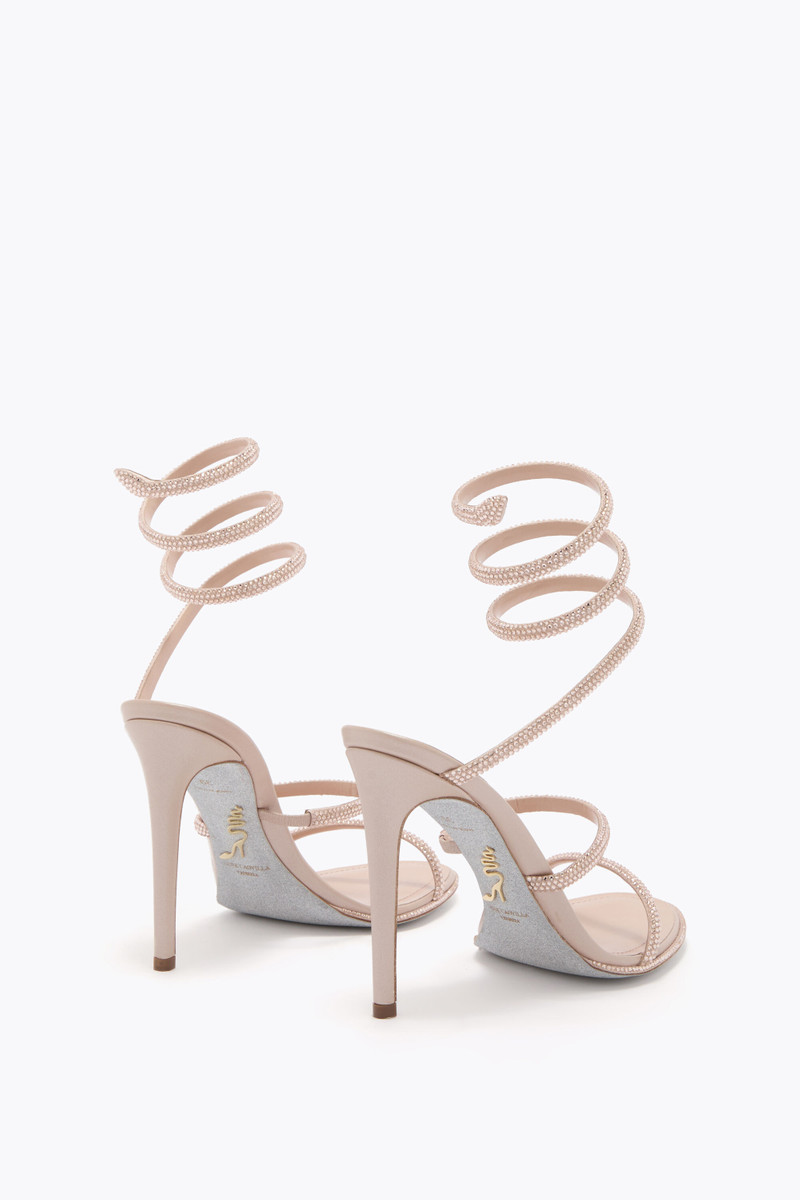 RENE CAOVILLA CLEO NUDE SANDAL 105 outlook