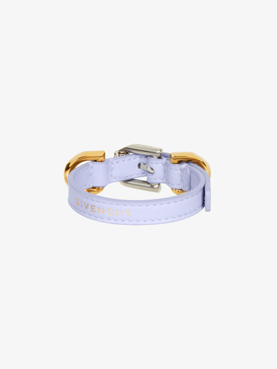 Givenchy VOYOU BRACELET IN LEATHER AND METAL outlook