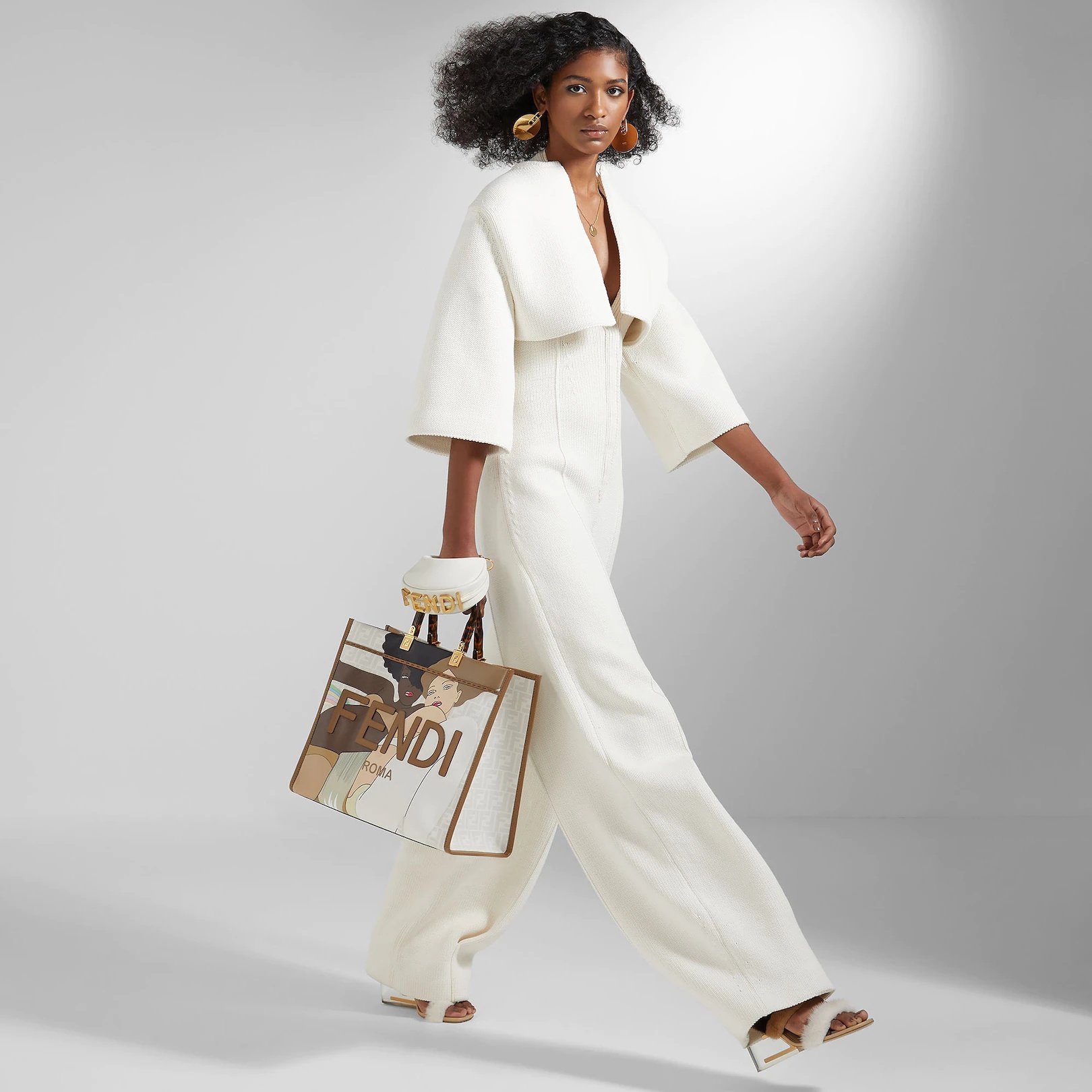 White cotton jumpsuit - 4