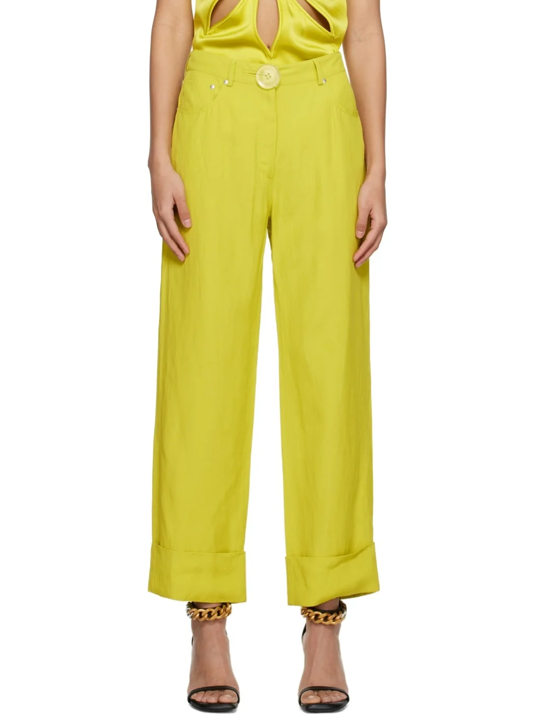 Green Button Trousers - 1