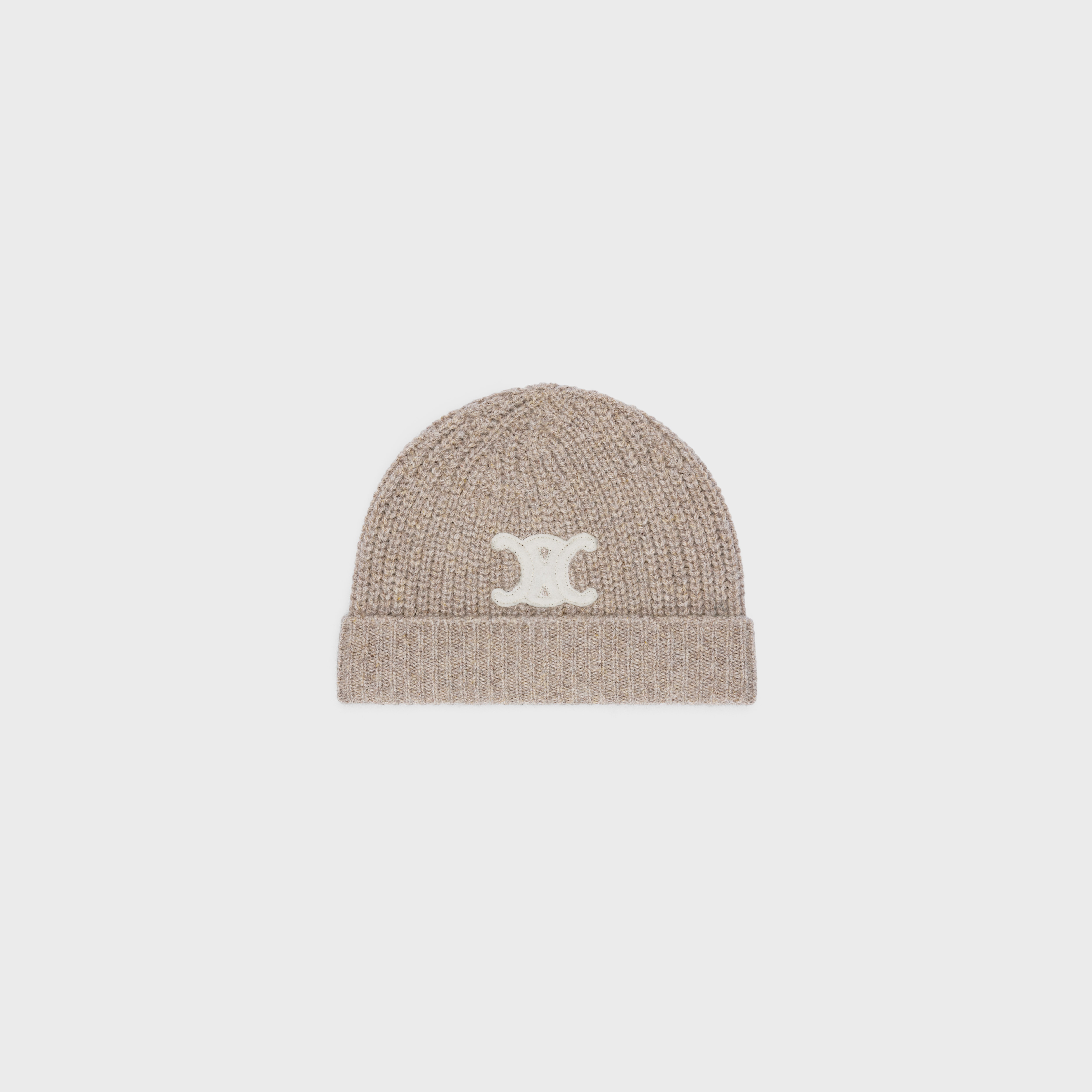 TRIOMPHE BEANIE IN SEAMLESS CASHMERE - 1